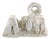 Monumental Marble Reclining Female Figure Sculpture, Manner of Henry Moore, 1970 For Sale