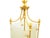 Mid-Century Modern Gilt Metal and Etched Glass Pendant Lamp by Oscar Torlasco for Lumi, 1960s For Sale - Image 3 of 15