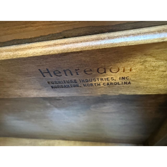 1970s Henredon Campaign Pair of Nightstands For Sale - Image 9 of 9