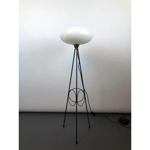 Italian Brass Floor Lamp from Stilnovo, 1950s For Sale - Image 10 of 18