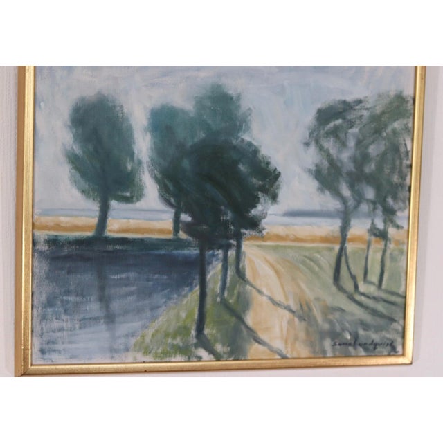 Sune Lundquist, Trees, 1960s, Oil on Canvas, Framed For Sale - Image 7 of 16