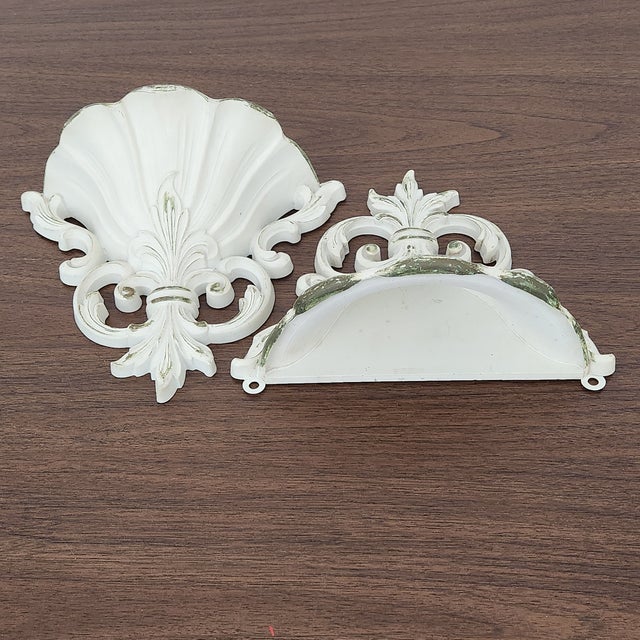 Syroco Vintage Syracuse Ornamental Company | Syroco Wall Pockets For Sale - Image 4 of 10