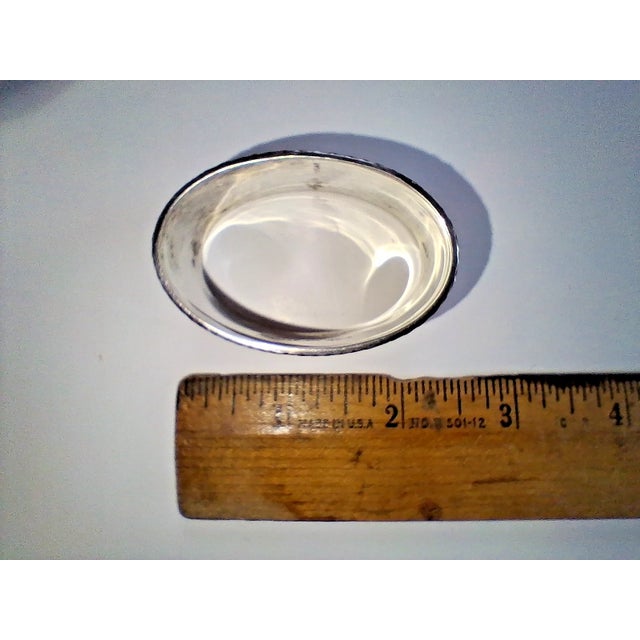 Vintage Mexican Oval Sterling Silver Napkin Ring Engraved 'Father' For Sale - Image 4 of 5