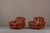 Brown Vintage Italian Club Chairs in Cognac Leatherette, Italy, 1970s, Set of 2 For Sale - Image 8 of 15