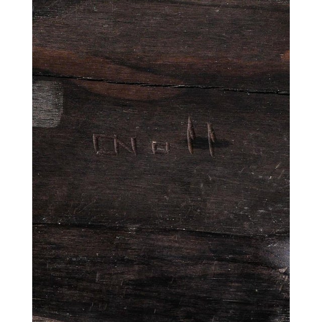 1970s Large Mid-Century French Wooden Sculptural Decorative Bowl by Odile Noll, 1960s For Sale - Image 5 of 6