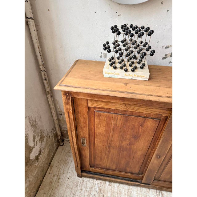 Oak Sideboard with Sliding Doors, 1900s For Sale - Image 17 of 18