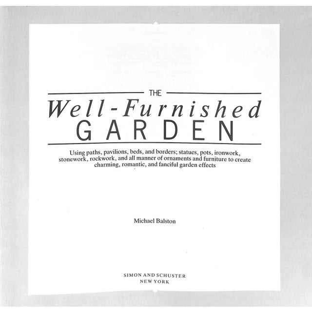 BALSTON, Michael [192] pp. Simon and Schuster 1986 10 3/8" x 10 5/8"