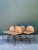 Vintage Woven Rush and Metal Dining Chairs - Set of 5 For Sale - Image 10 of 13
