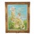Oversized Oil on Canvas Scenic Portrait Painting of a Mother & Daughter 20thC For Sale