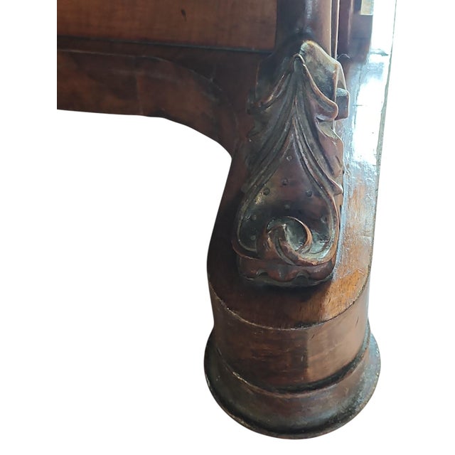 19th Century English Victorian Walnut and Mahogany Davenport For Sale - Image 12 of 12