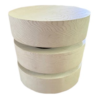 Global Views Pivot Side Table Designed by Ahsley Childers For Sale