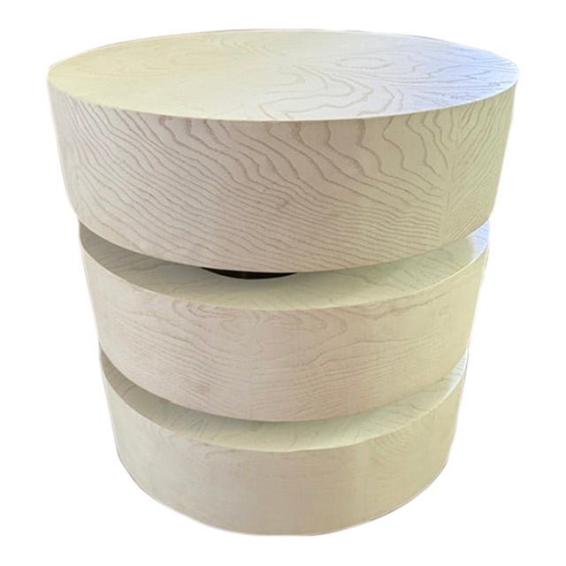 Global Views Pivot Side Table Designed by Ahsley Childers For Sale