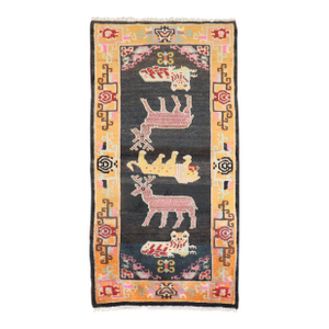 Vintage Animal Tibetan Carpet