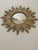 1960s Small Sunburst Convex Wall Mirror For Sale - Image 4 of 5