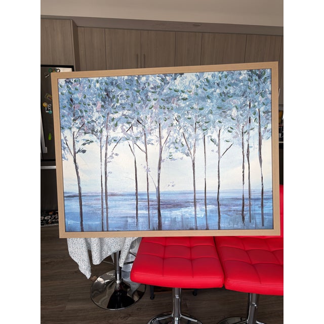 Vintage Large Landscape Painting For Sale - Image 10 of 11