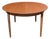 1950s Round Teak Table Without Leaves - 012601 For Sale