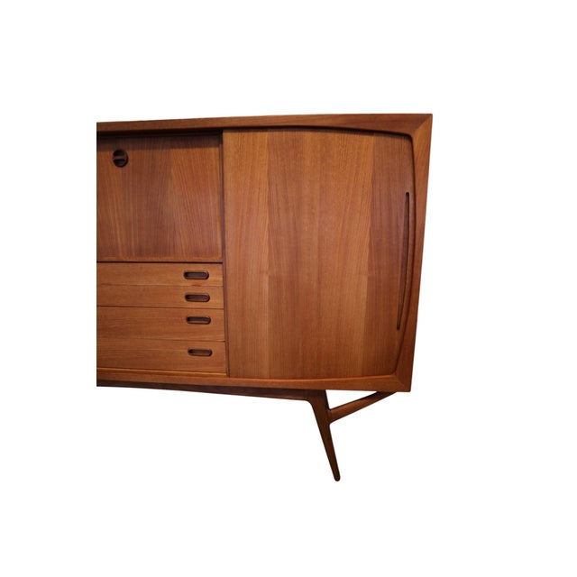 Teak Highboard by Harry Østergaard for Randers Furniture Factory, 1960s For Sale - Image 9 of 18