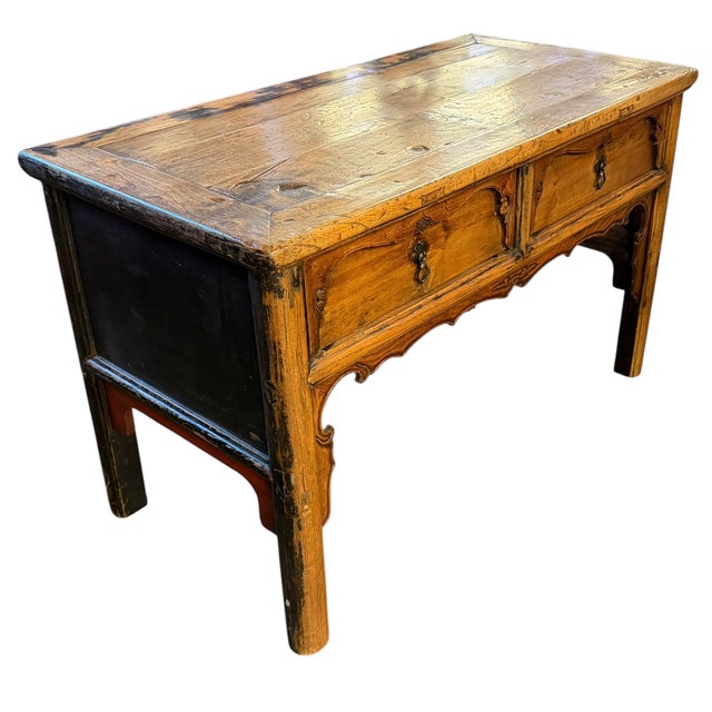 Antique 18th C Chinese Low Sofa Table For Sale - Image 4 of 8
