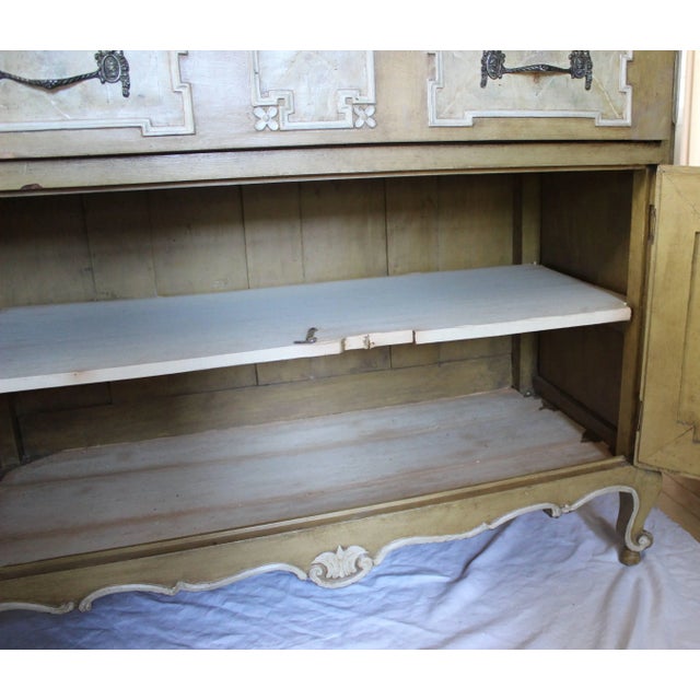 Wood 19th Century Painted Cabinet For Sale - Image 7 of 11