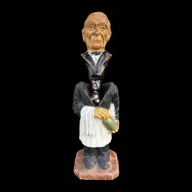 Syroco Vintage Syroco “Waiter” Figural Corkscrew Mid-Century Barware For Sale - Image 4 of 8