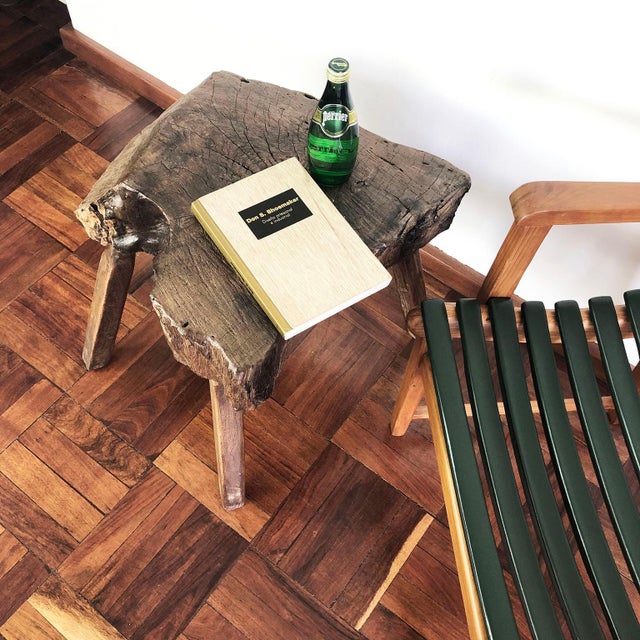 1930s 1930s Vintage Solid Primitive Mesquite Stool For Sale - Image 5 of 7