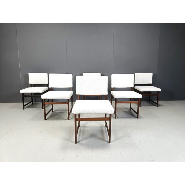 1960s Mid-Century Scandinavian Teak Dining Chairs, 1960s, Set of 6 For Sale - Image 5 of 11