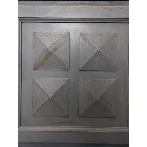 Repainted Corner Cabinets with Trim, Set of 2 For Sale - Image 3 of 12