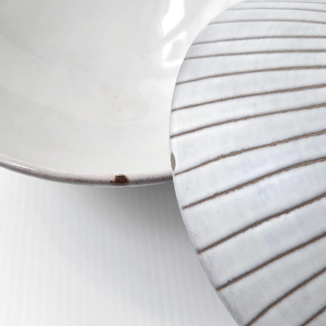 Vintage Ceramic Bowls by Jacques Innocenti Rivier, 1950, Set of 4 For Sale - Image 11 of 12