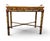 Maitland - Smith Boho Maitland Smith Tortoise Bamboo and Tessellated Penshell Tray Table For Sale - Image 4 of 18