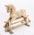1940s Mid-Century French Blond Polychromed Rocking Horse, 1940s For Sale - Image 5 of 13