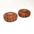 Mid-Century Modern Vintage Moroccan Leather Ottoman Stools, 1970, Set of 2 For Sale - Image 3 of 9