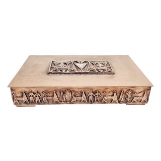 Mid-Century Modern Copper Cigar Box by Ilona Jónás, 1970s For Sale