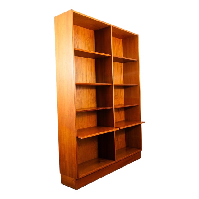 1960s Bookshelf Book Shelf Shelving Modular Poul Hundevad Teak, Attributed For Sale