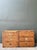Mid-Century Modern Vintage Woven Rattan Chest of Drawers - Set of 2 For Sale - Image 3 of 18