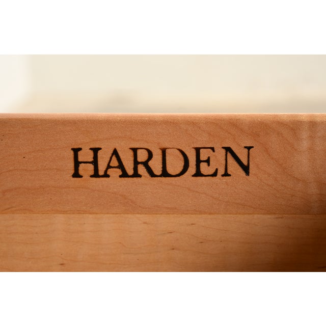 Harden Furniture Georgian Carved Cherry Wood Nightstand For Sale - Image 9 of 13