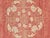 This vintage Turkish Oushak rug, measuring 5'8" x 9'6", is meticulously handwoven with wool on a wool foundation in the...