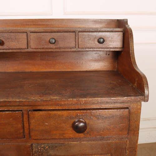 Brown Scottish Painted Dresser Base For Sale - Image 8 of 14