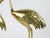 Mid-Century Brass Herons by Gilde Handwerk, 1960s, Set of 2 For Sale - Image 15 of 18