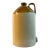 Antique English Salt Glaze Stoneware 4 Gallon Flagon For Sale