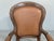 Vintage Chippendale Armchair in Genuine Leather, 1975 For Sale - Image 13 of 14