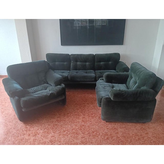Coronado Sofa and Lounge Chairs by Tobia Scarpa for B&B Italia, 1960s, Set of 3 For Sale - Image 10 of 18