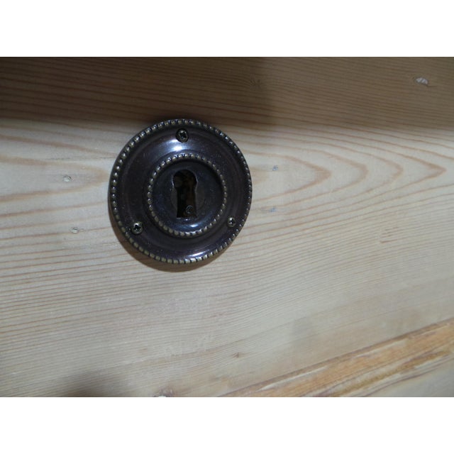 Late 19th Century Swedish 4 Drawer Natural Finish Chest of Drawers For Sale - Image 5 of 7