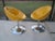 Mustard 1970s Vintage Space Age Half Egg Chairs with Chrome Pedestal Bases From 1970s For Sale - Image 8 of 12