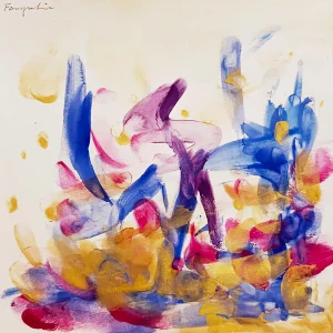 Abstract Botanical Limited Edition Print "The Touch of Ocean No.3" by Fanyu Lin