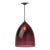 Aubergine Havana Pendant Large - with antique bronze metalwork & black cable. Hand-blown glass shade characterised by its...
