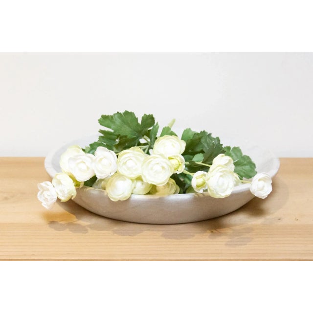 Stone Elegant Round Marble Bowl For Sale - Image 7 of 7