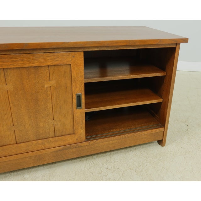 Stickley Mission Oak 2 Door Tv Chairish