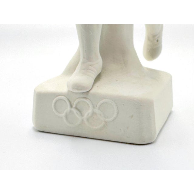 Ceramic Art Deco Berlin Olympic Games Bisque Torch Bearer Runner Figurine, 1936 For Sale - Image 7 of 11