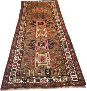 1900s Antique Caucasian Karabagh Runner-4’8’x11’6"