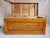 This is a traditional Asian carved trunk / hope chest with sailboat design. Sturdy with a beautiful golden, honey finish....
